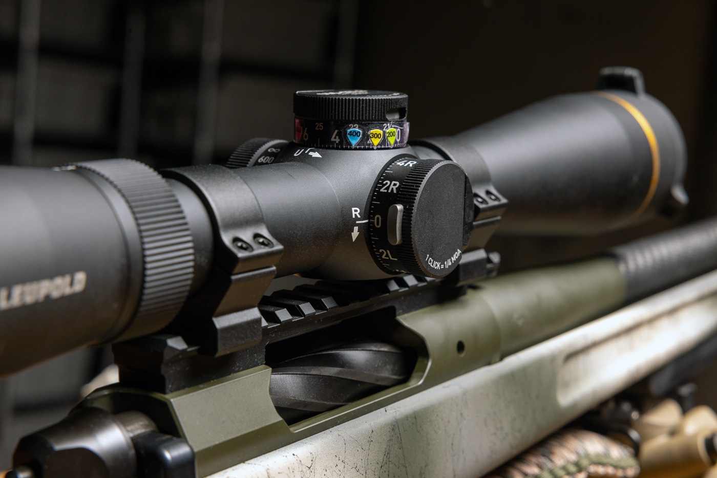 Backfire turret tags tested on Leupold rifle scope