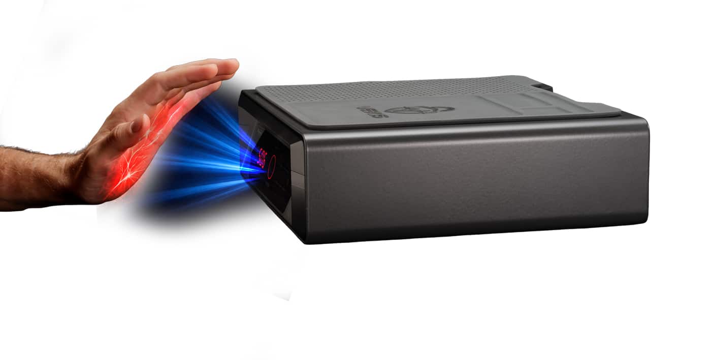 Hornady Vexis Night Guard safe scans veins of hand to open it
