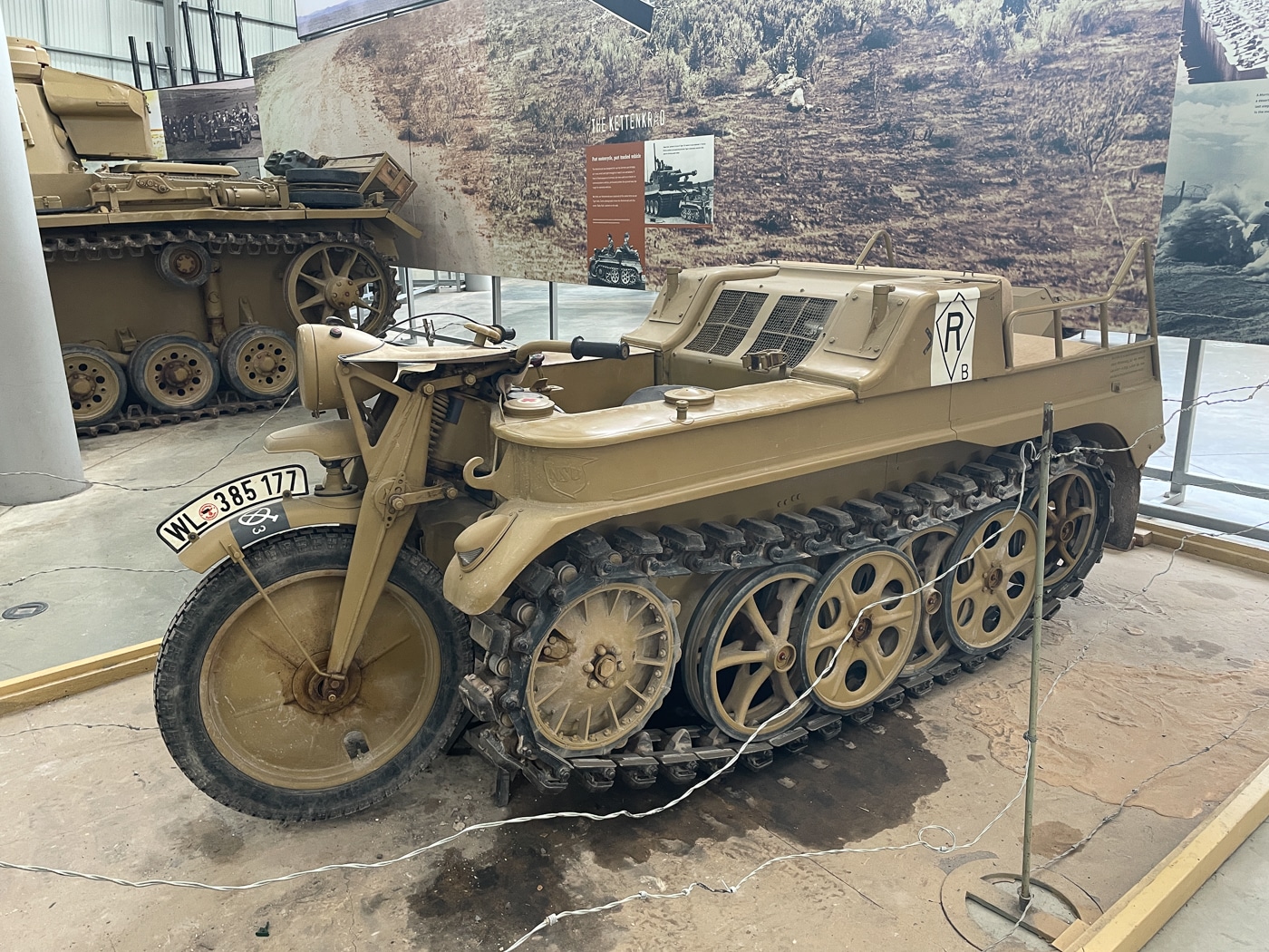 Kettenkrad was a complicated but effective general-purpose utility tractor that the Germans used throughout World War 2