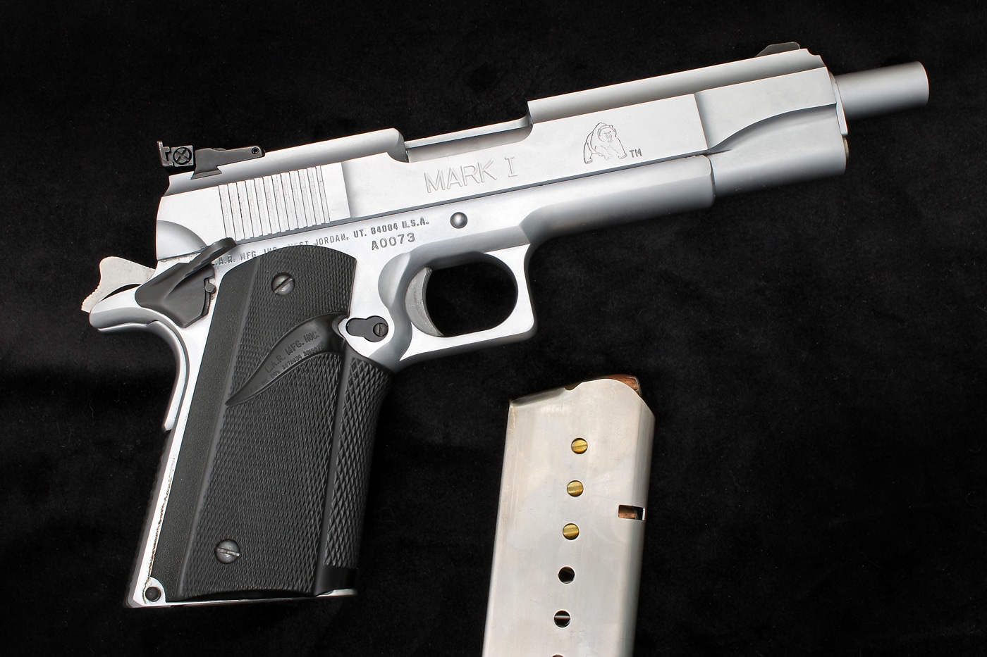 LAR Grizzly 1911 chambered for .45 Win Mag