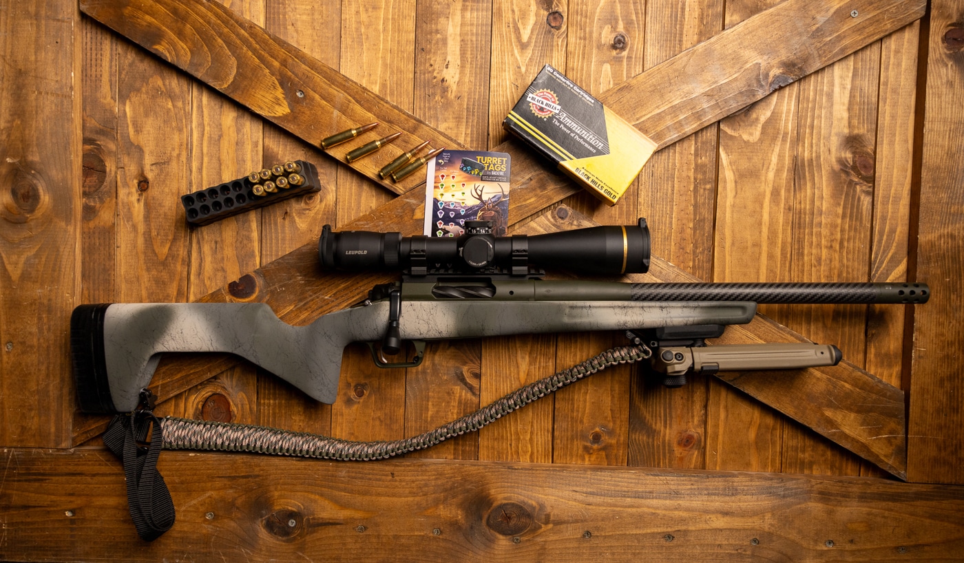 Springfield Armory Model 2020 Waypoint Ridgeline with Leupold VX-6HD 3-18x44 rifle scope to test Turret Tags