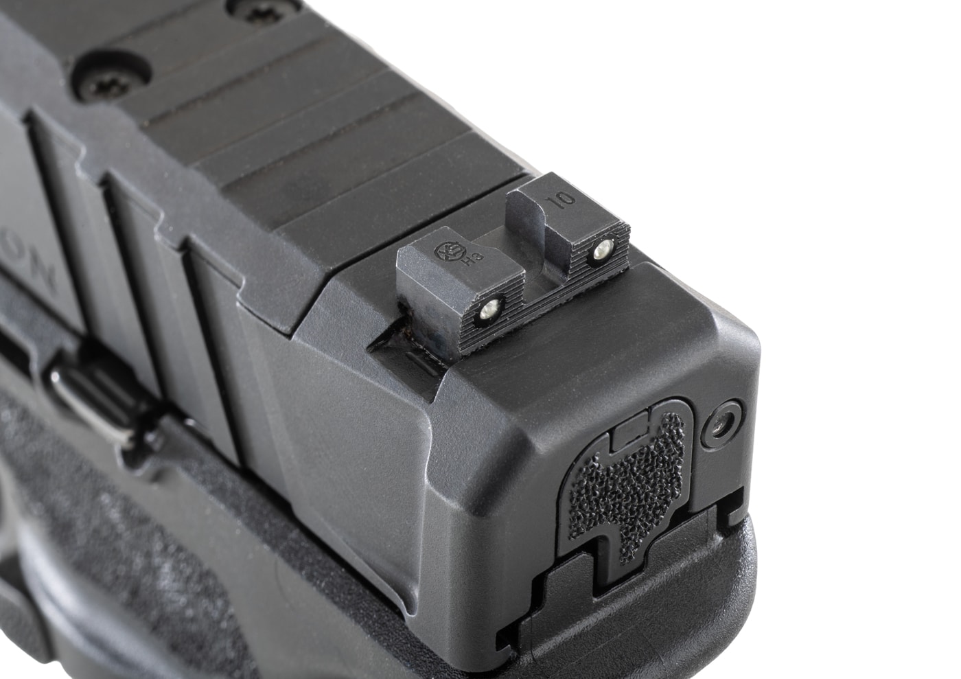 XS R3D rear sight installed on Echelon pistol