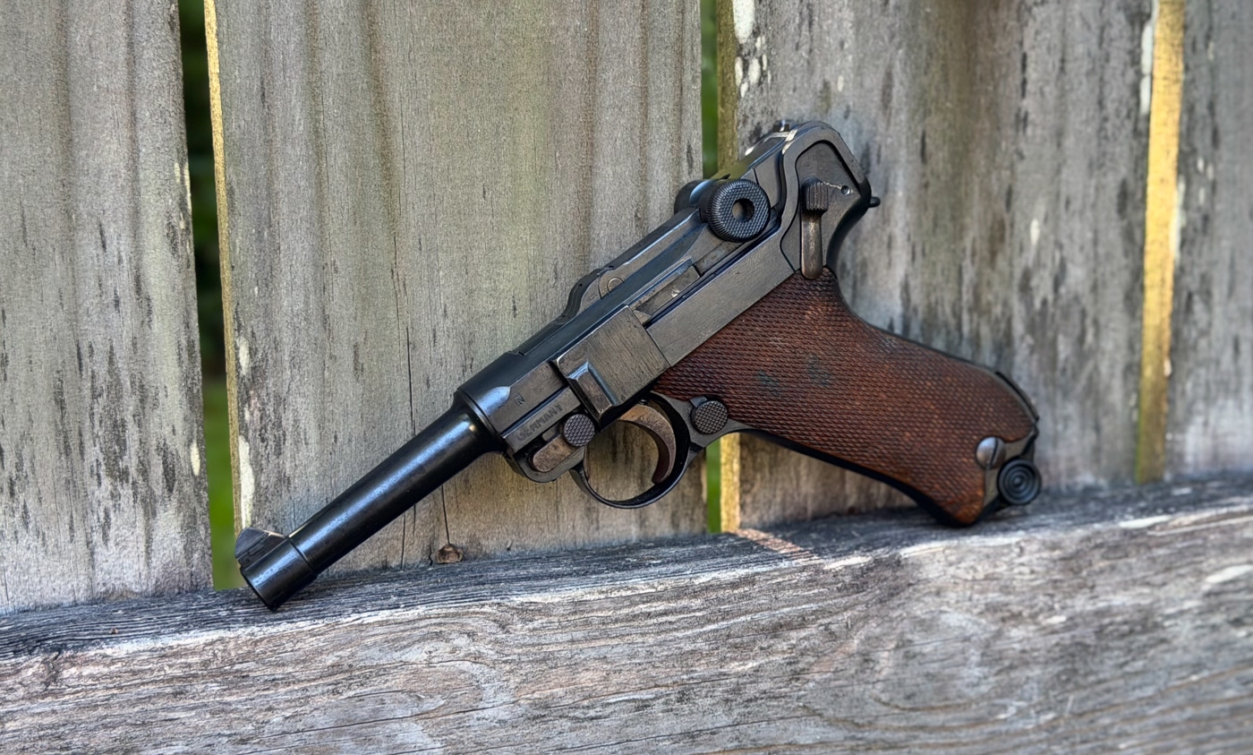 commercial Luger owned by the author