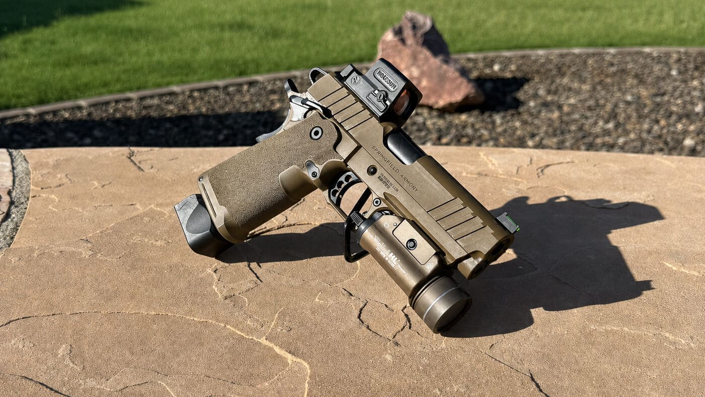 hammer-fired Prodigy 9mm pistol