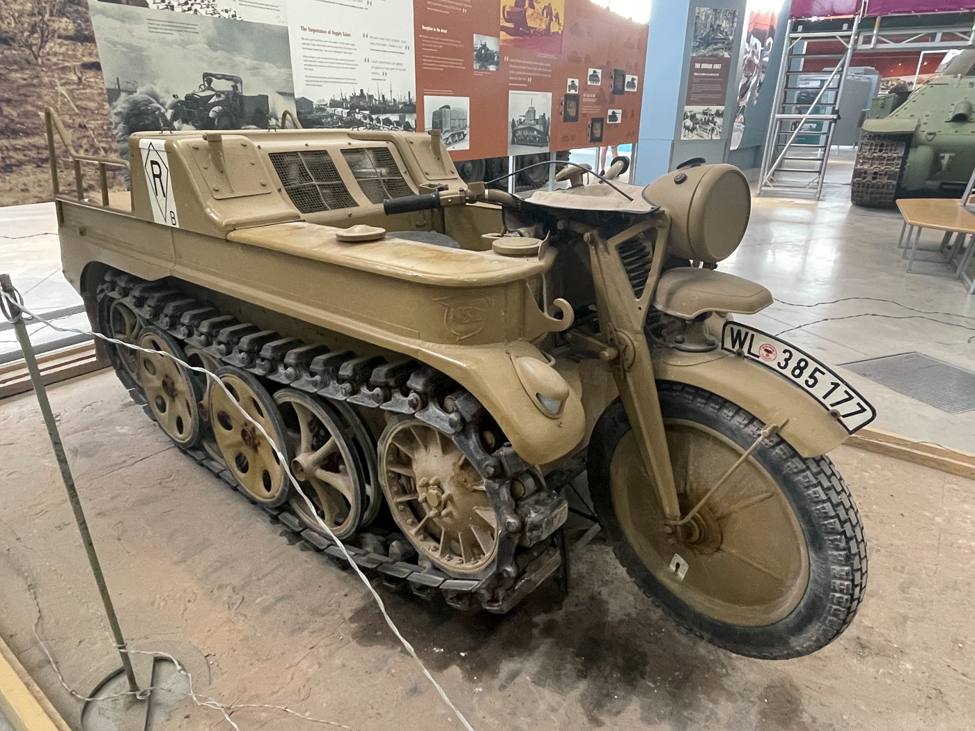 right side view of Kettenkrad