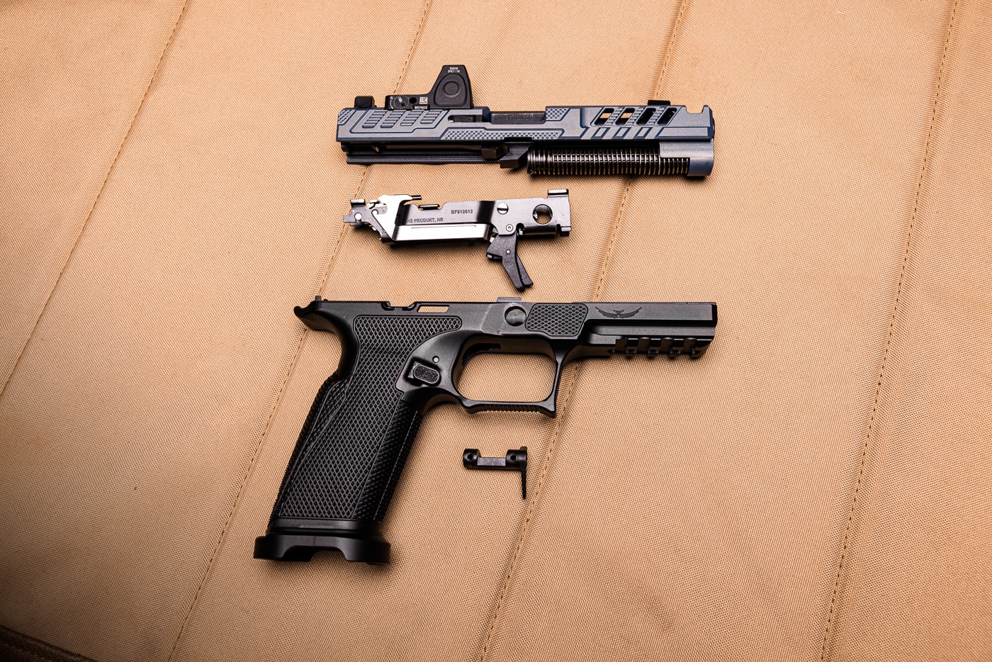 Springfield Armory Echelon COG with Icarus Precision grip module and FDEZ WERX slide assembly