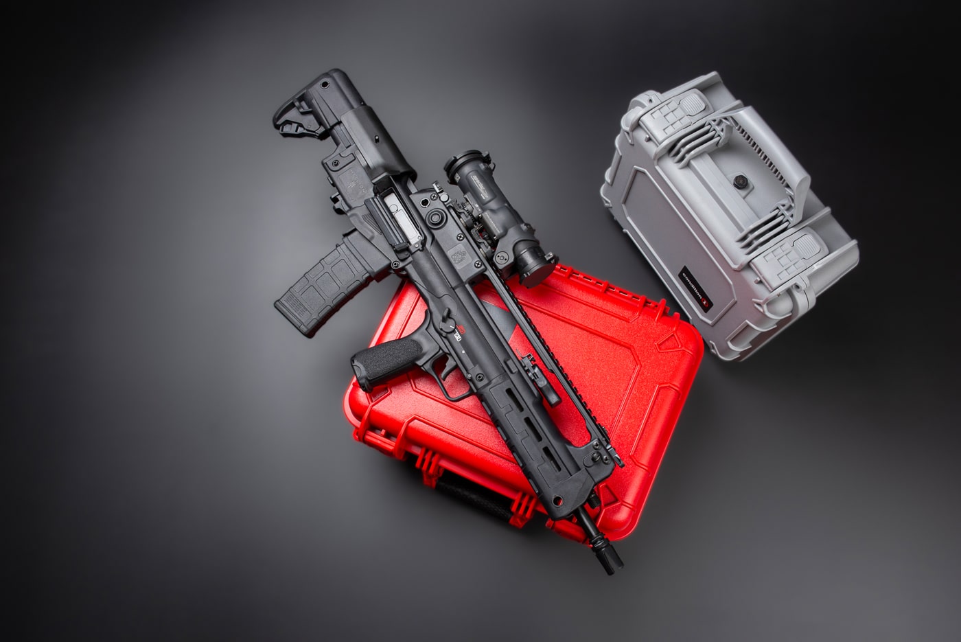 Springfield Armory Hellion example of bullpup rifle that keeps package very compact while keeping carbine length barrel