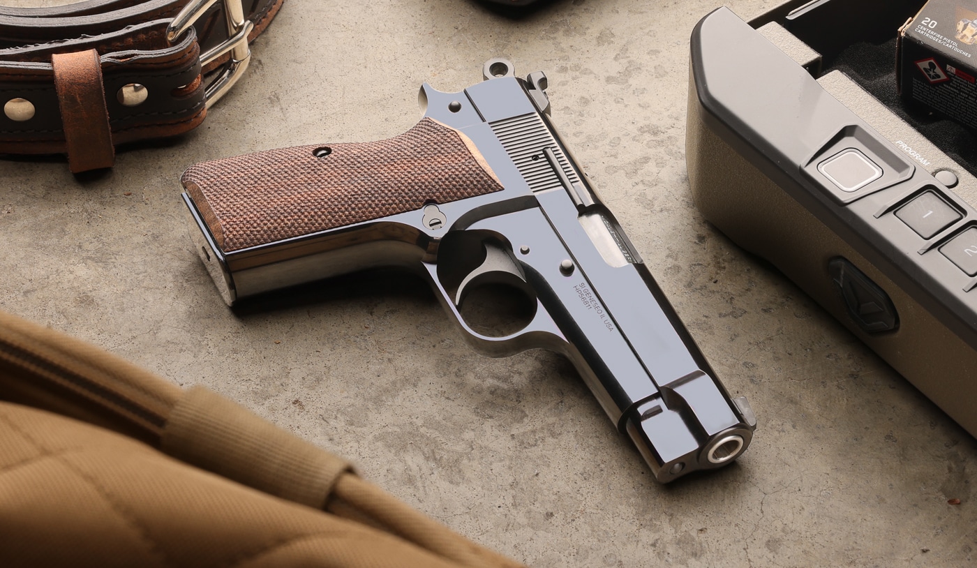 Springfield Armory SA-35 with polished blue finish