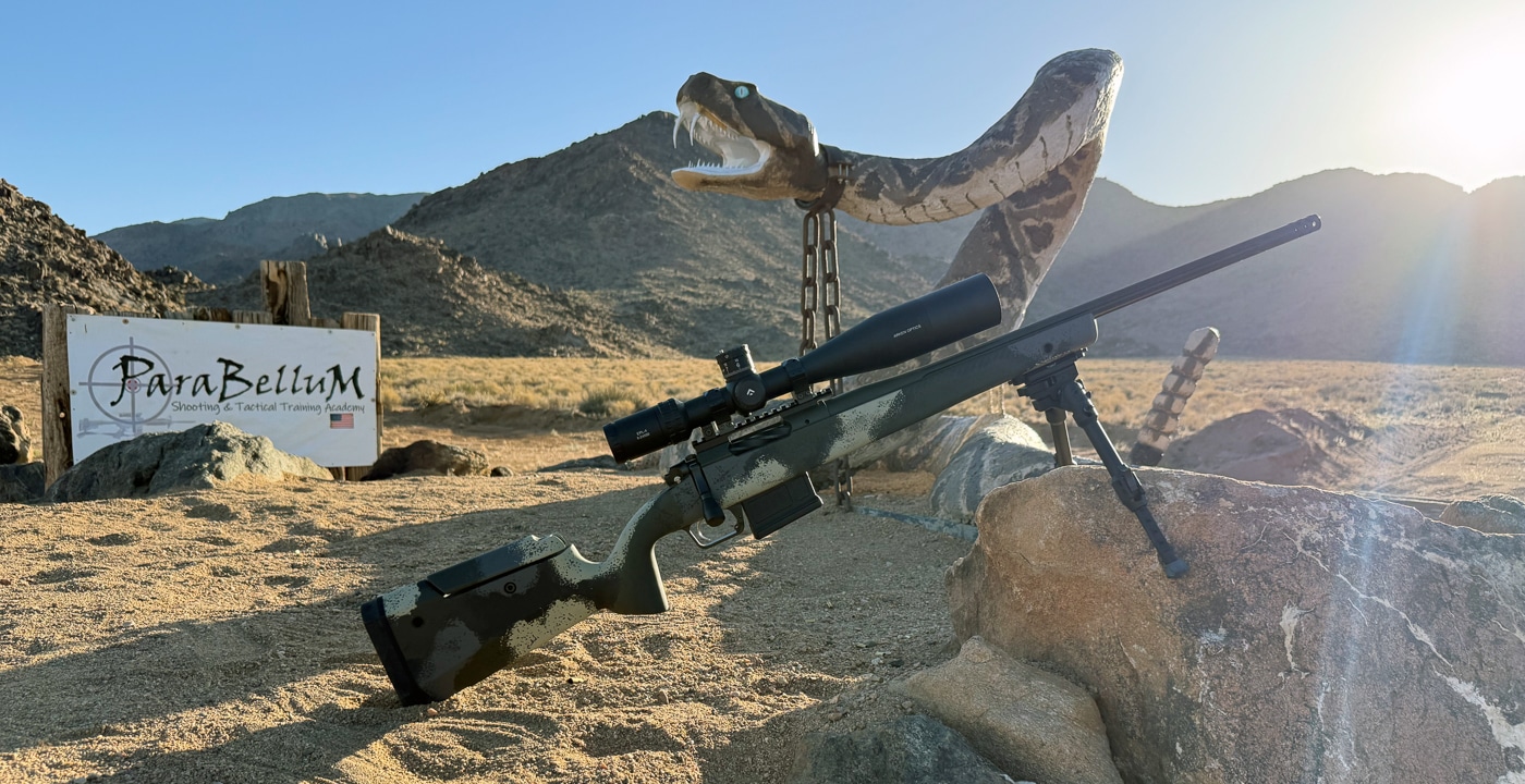 Springfield Waypoint Model 2020 rifle at ParaBellum facility