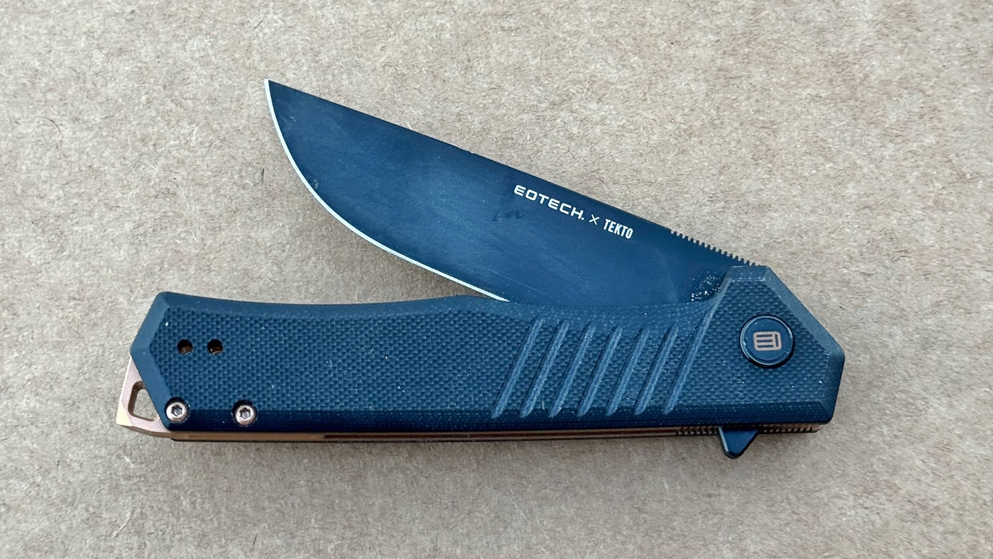 TEKTO F1 Alpha knife was tough holding up to much wear
