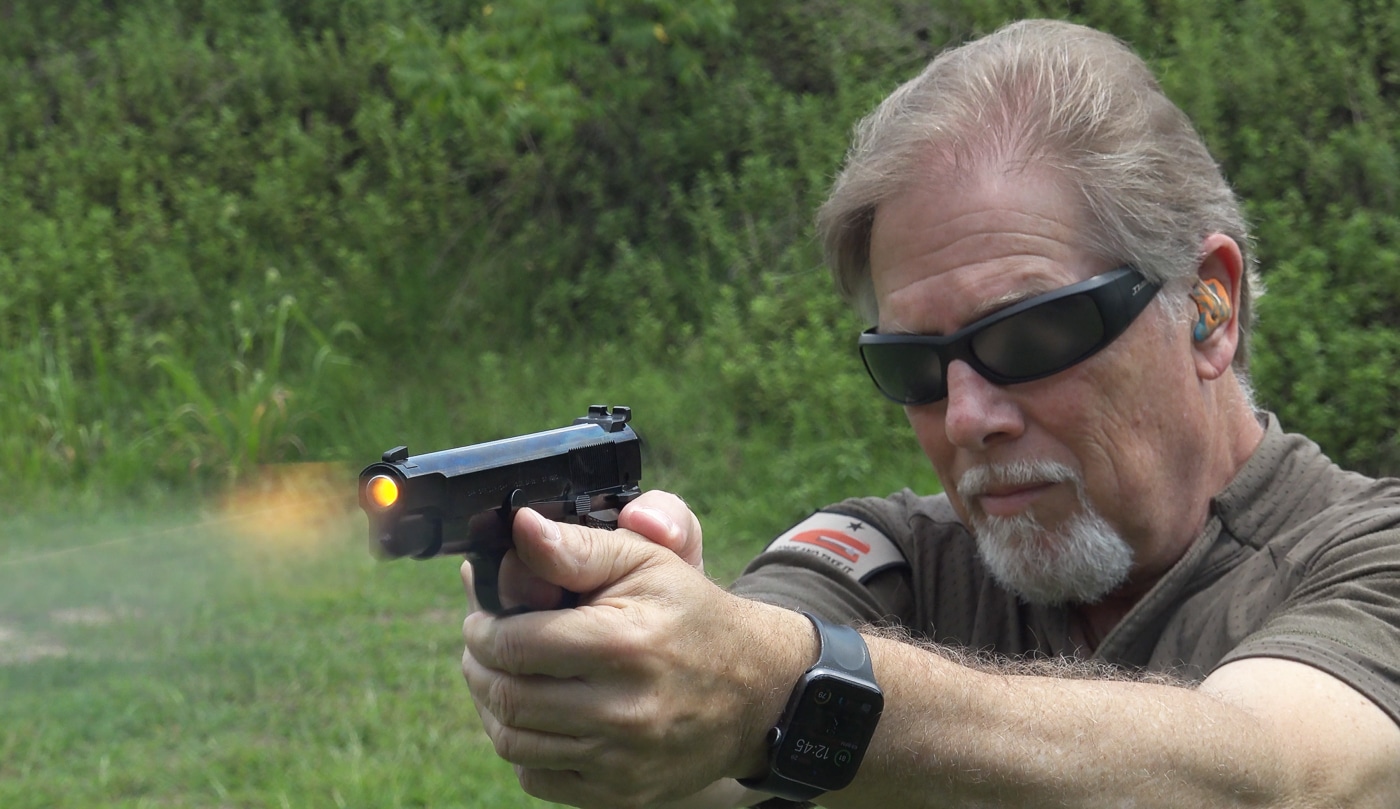 author ran the SA-35 polished blue pistol on the range with three different 9mm loads