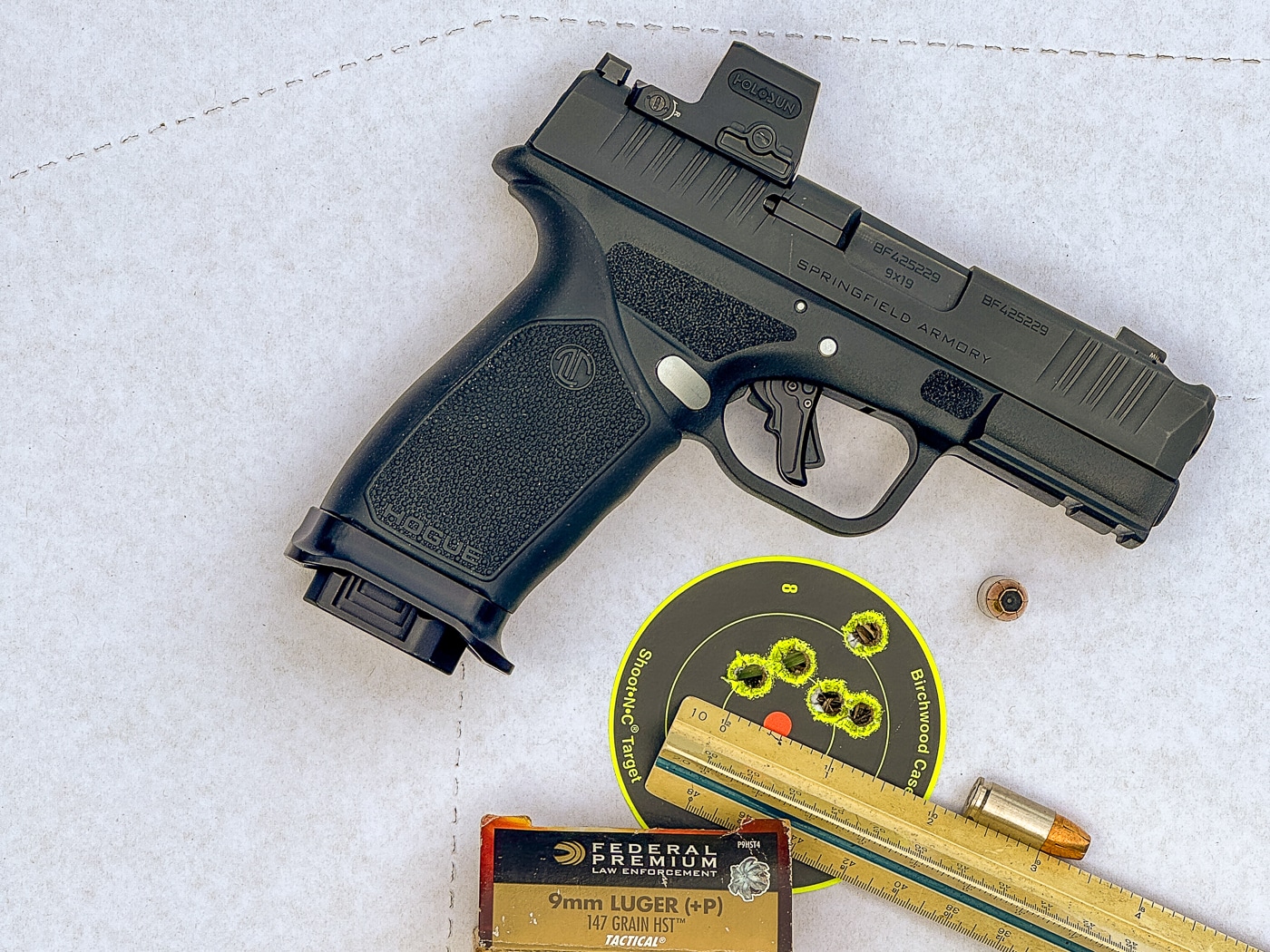 with good techniques excellent groups can be achieved with a subcompact pistol